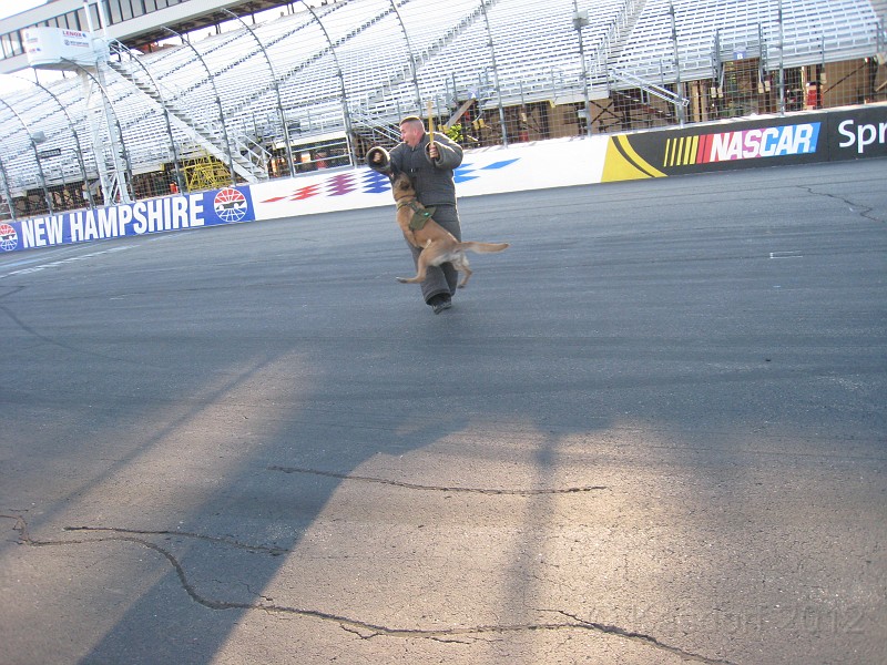 2012-08 DARE 5K 215.jpg - The NH State Police 22nd Annual D.A.R.E 5K. The course runs around the New Hampshire Motor Speedway NASCAR track in Loudon NH. August 8, 2012.